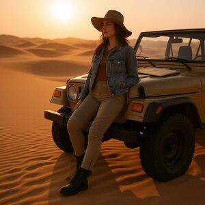 Moto Jeggings with Gold Ankle Zipper - Size L/XL